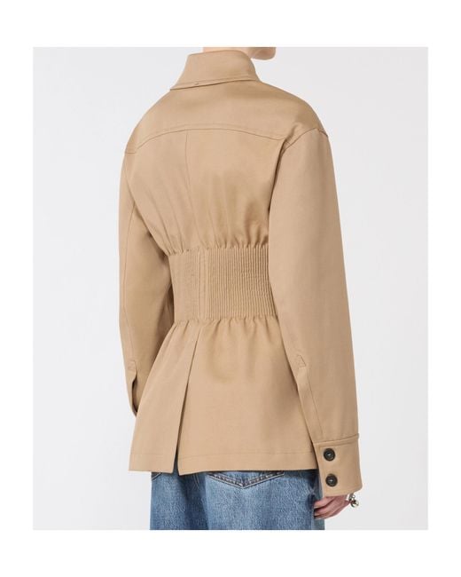 Sportmax Natural Long Sleeve Casual Jacket