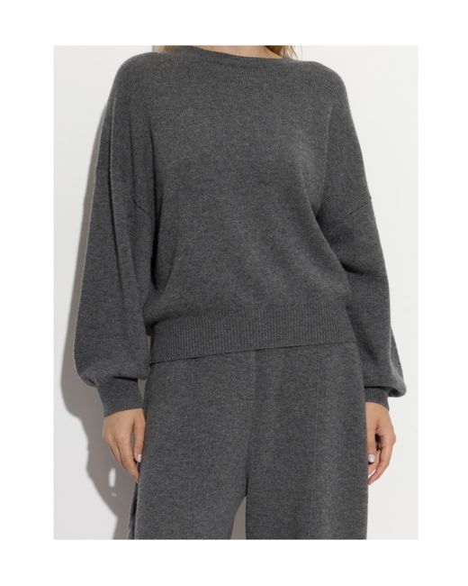Lisa Yang Gray Veira Relaxed Knitted Sweater