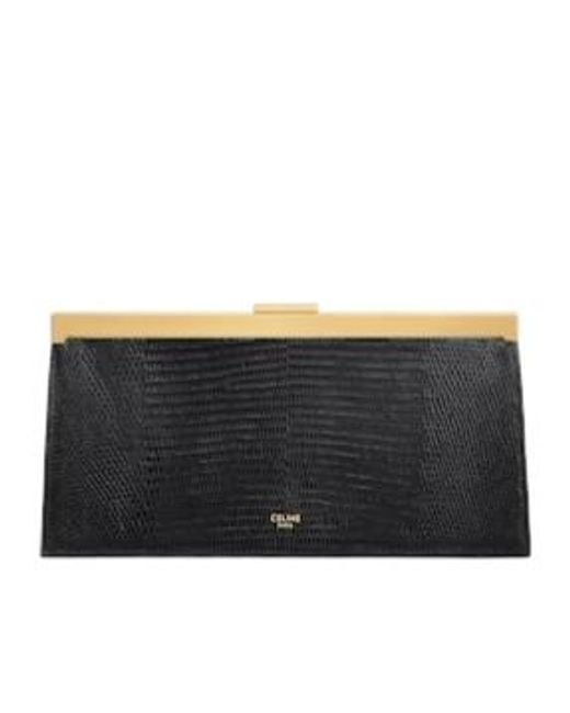 Céline Black Clutch Augustine