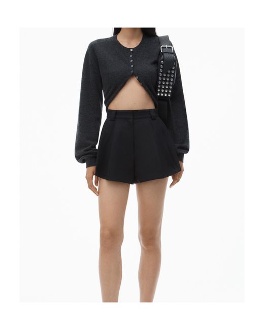 Alexander Wang Black Flared Shorts