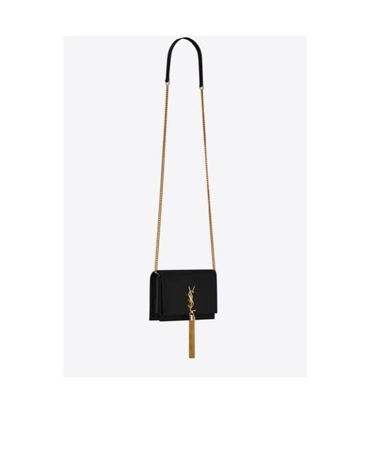 Saint Laurent White Small Kate Crossbody Bag