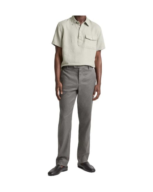 Vince Gray Belt Loop Casual Pants for men