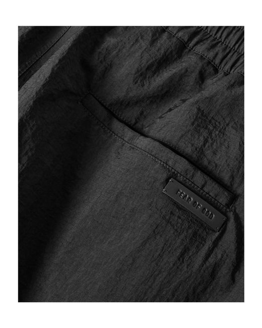 Fear Of God Black Comfortable And Slim-Fit Sports Pants for men