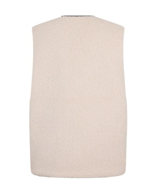 Varley White Button Reversible Vest