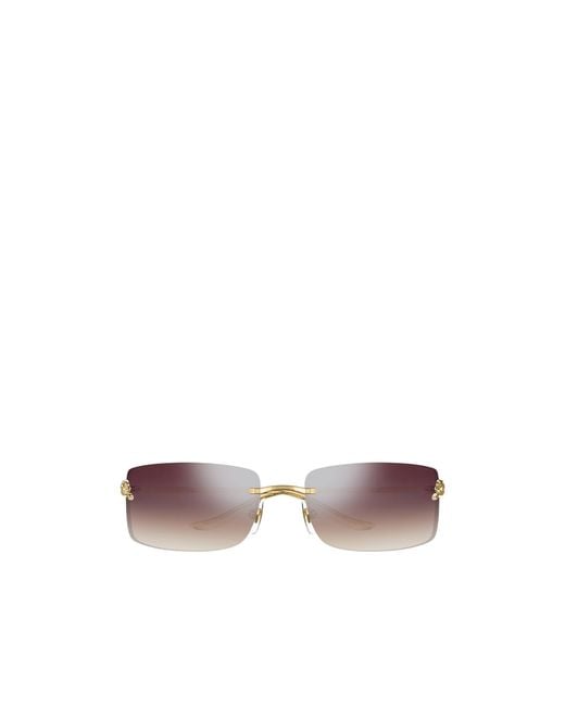 Cartier Multicolor Rimless Sunglasses