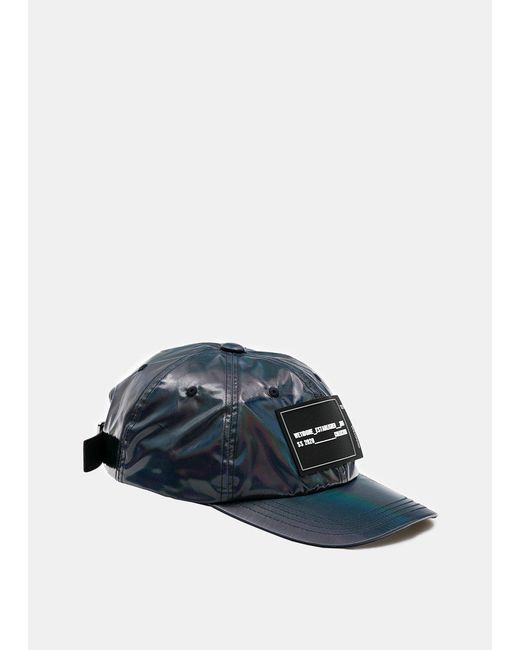 we11done Blue Baseball Hat for men