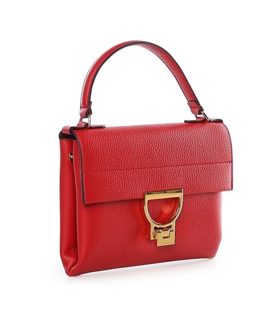 Coccinelle Red Mini Arlettis Top Handle Bag