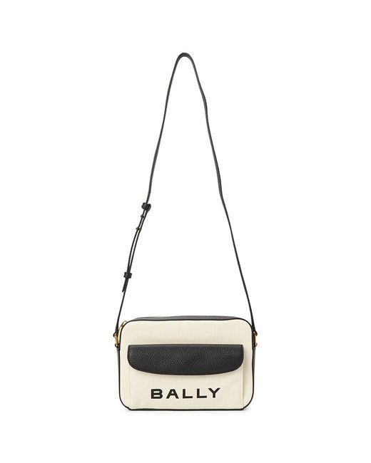 Bally Black Logo Shoulder Bag