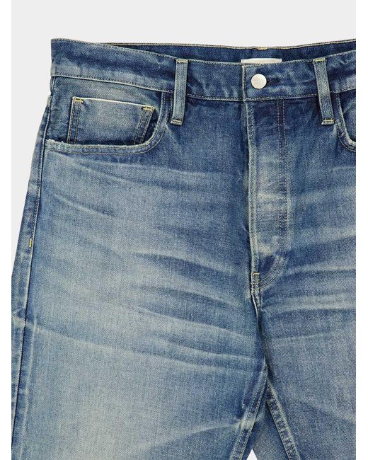 Fear Of God Blue Straight 5 Pocket Jeans for men