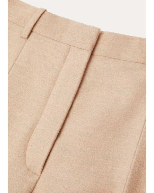 Loro Piana Natural Belt-Loop Casual Pants