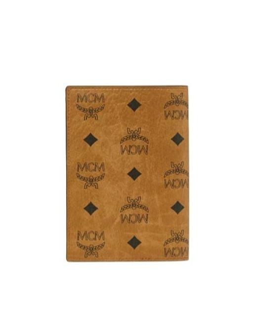 MCM Metallic Ottomar Monogram Passport Holder for men