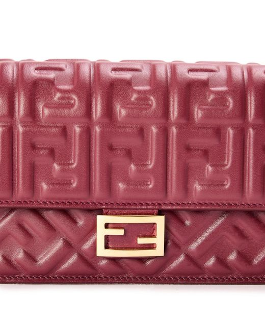 Fendi Purple Chain Wallet
