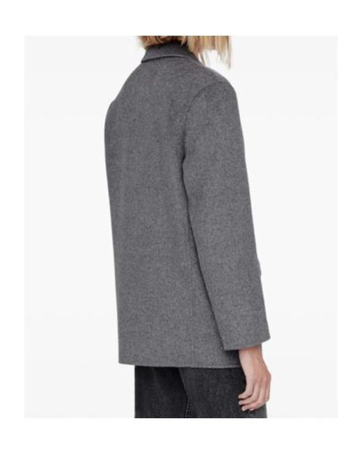 Anine Bing Gray Quinn Blazer