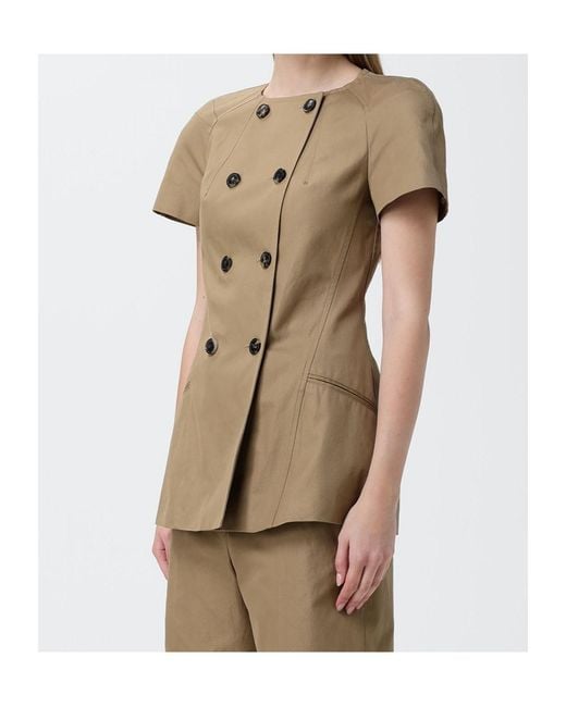 Dries Van Noten Natural Button Jacket