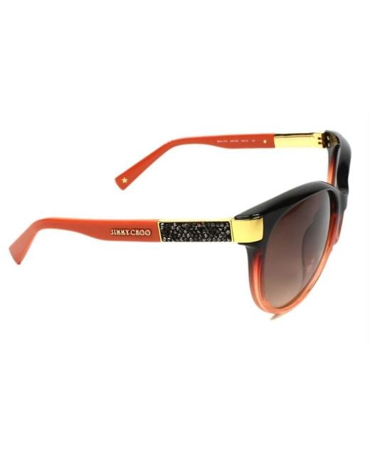 Jimmy Choo Multicolor Graded Round Sunglasses