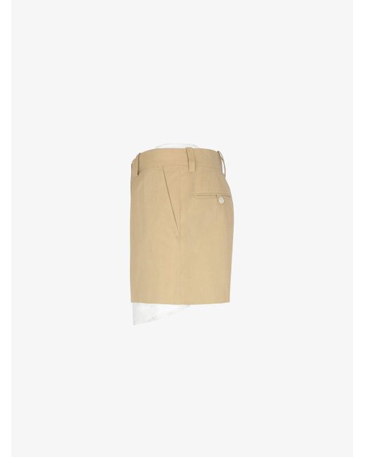 Givenchy Natural Make Casual Shorts On The Floor