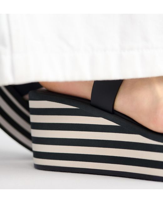 Dior Black Dway Wedge Sandal