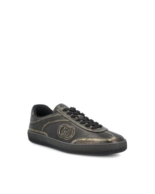 Gucci Black G75 Low-Top Trainers for men