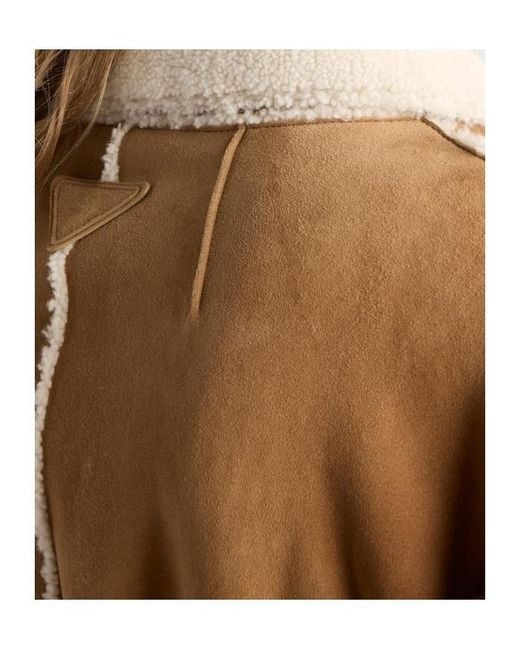 Prada Brown Shearling Coat