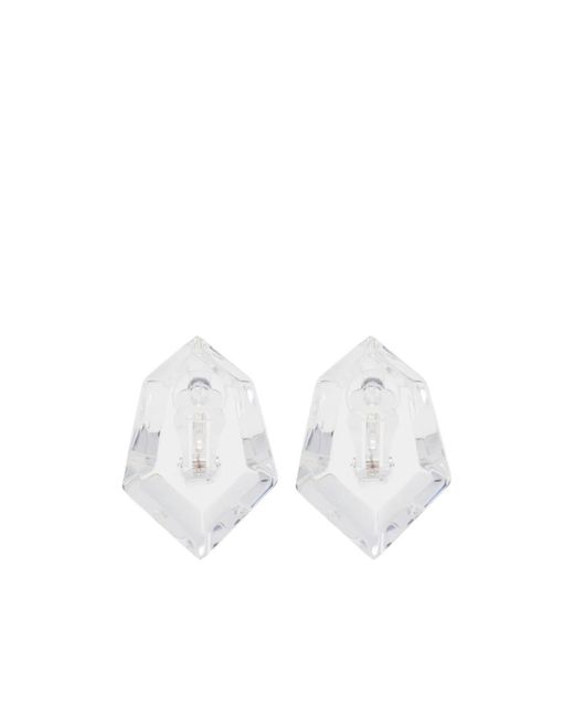 Monies White 'Tira' Earring