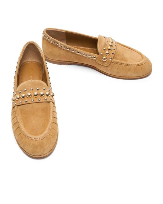 Stuart Weitzman Brown Perry Loafer