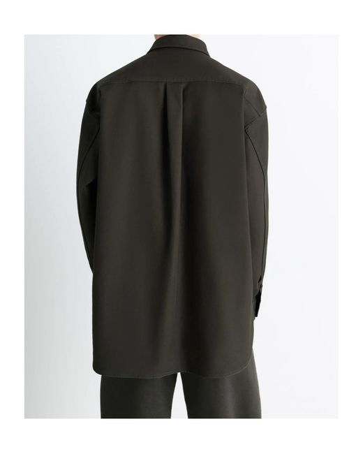 Lemaire Black Utility Overshirt for men