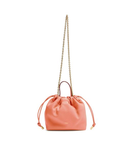 Chloé Pink Icons Logo Shoulder Bag