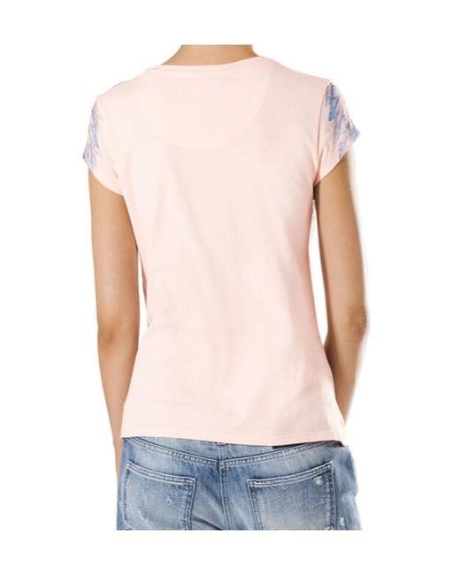 Philipp Plein Pink Printed T-Shirt