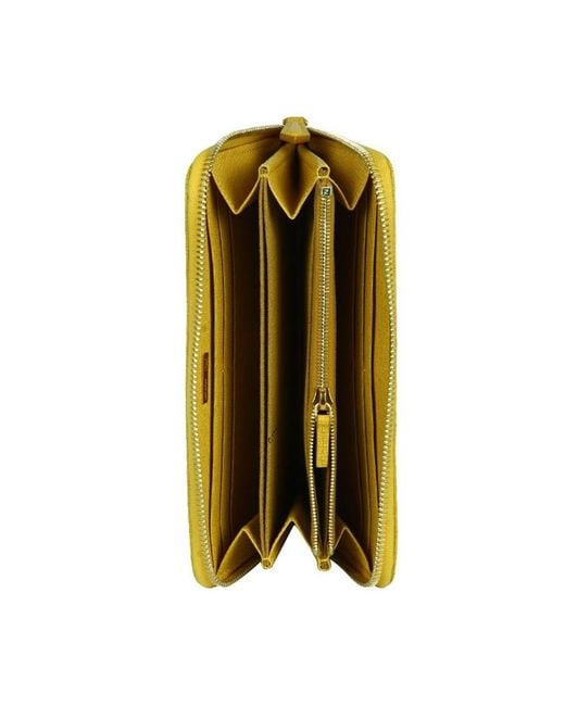 Fendi Yellow Logo Wallet