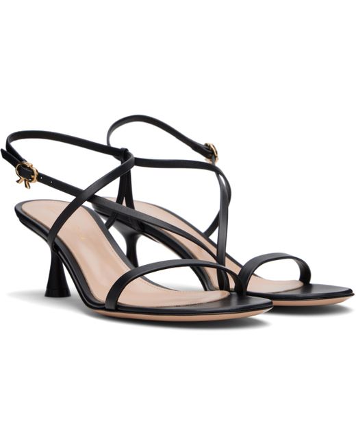 Gianvito Rossi Metallic Strappy 55 Sandals