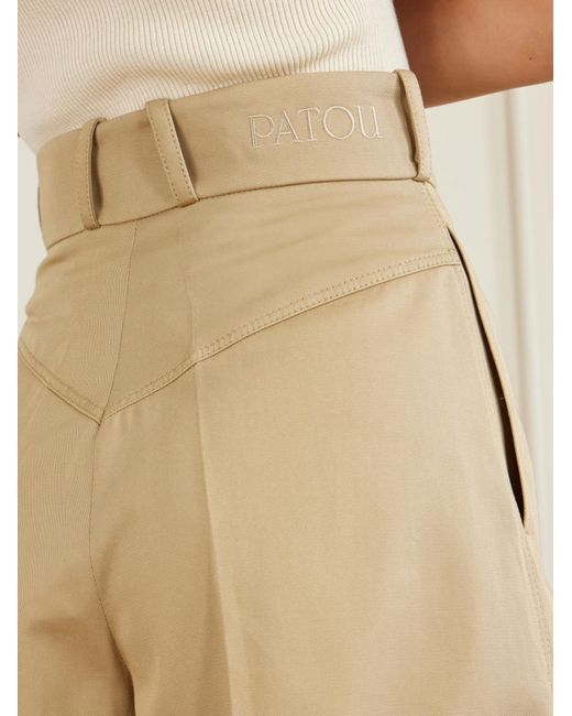 Patou Natural Tailored Bermuda Shorts