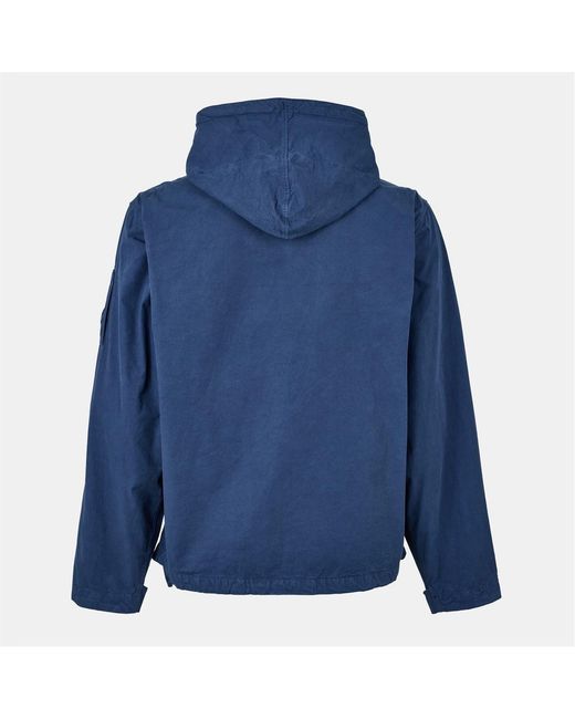 C P Company Blue Garment Dyed Jacket for men
