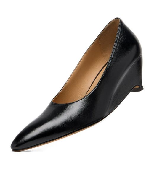 Maison Margiela Black Heelless Pumps