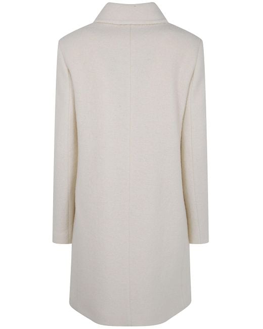 Aspesi Gray Buttoned Coat