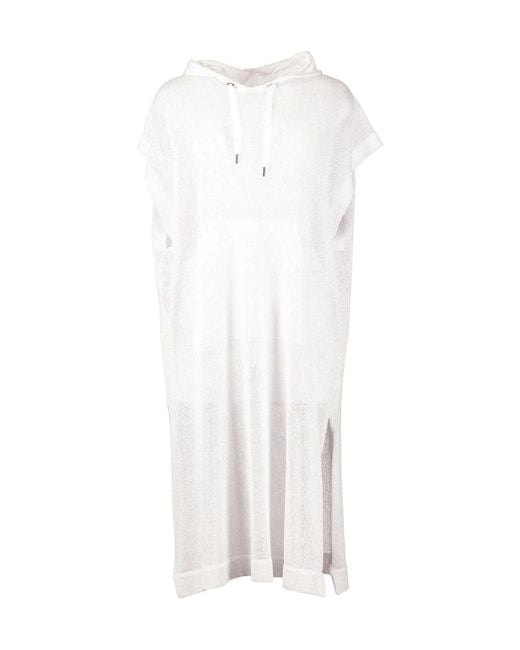 Brunello Cucinelli White Short Sleeve Blouse