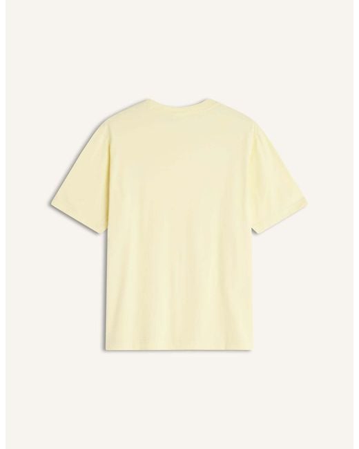 Maison Kitsuné White Maison Kitsuné Dreaming Fox Comfort T-Shirt for men