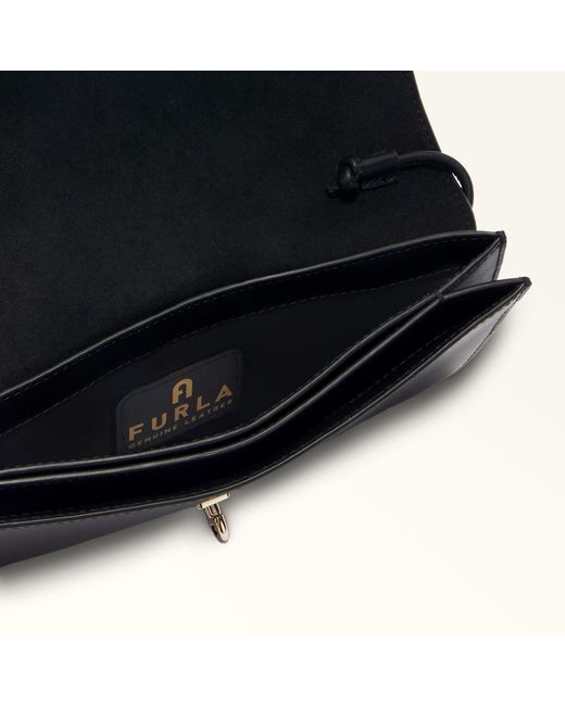 Furla Black Logo Shoulder Bag
