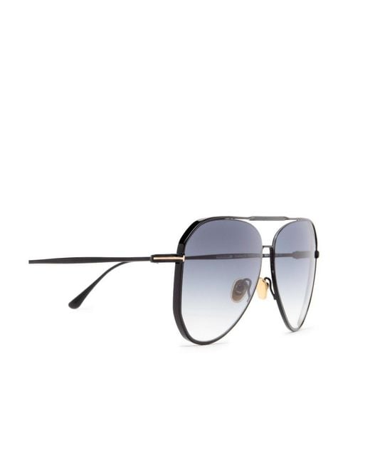 Tom Ford White Logo Sunglasses for men