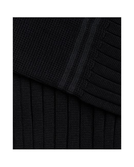 Zegna Black Cotton Socks for men