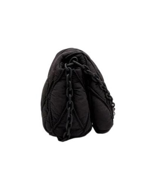 DIESEL Black Charm-D S-Small Shoulder Bag