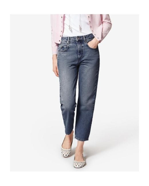 Isabel Marant Blue Dakota Pants