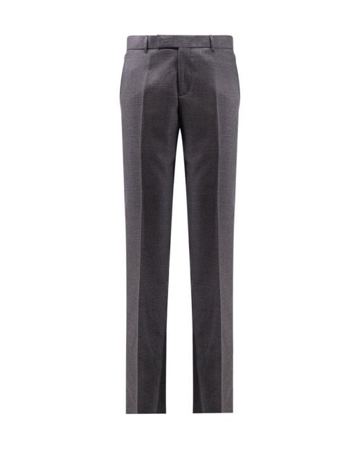 Dior Gray Belt Loop Casual Pants for men