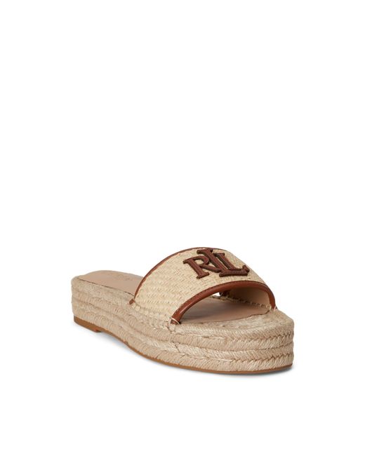 Ralph Lauren Brown Thick-Soled Sandals