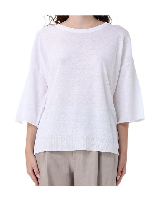Roberto Collina White Short-Sleeve T-Shirt