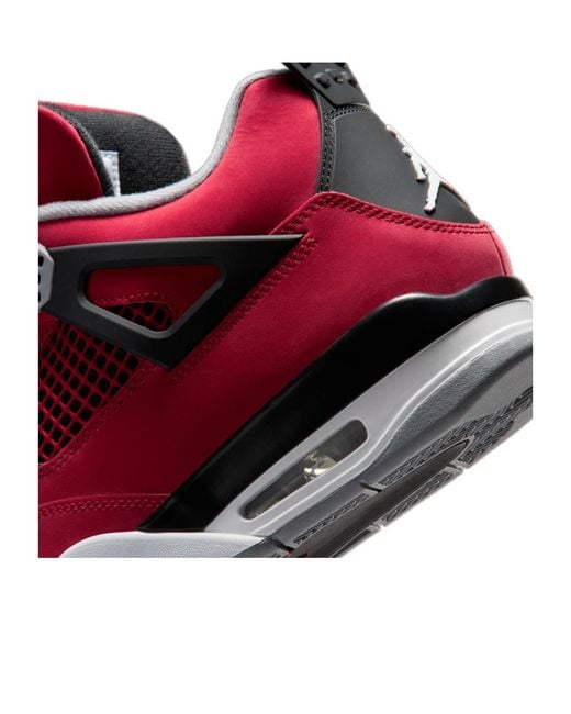 Nike Red Air Jordan 4 Sneakers for men