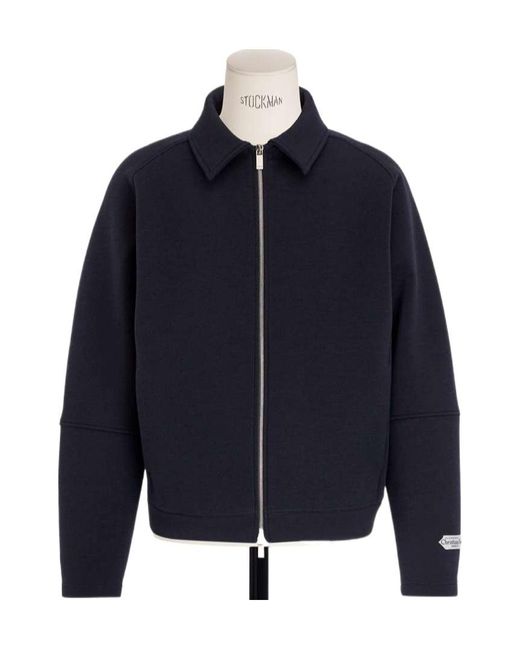 Dior Blue Zipped Blouson Jacket With Christian Paris Tag for men
