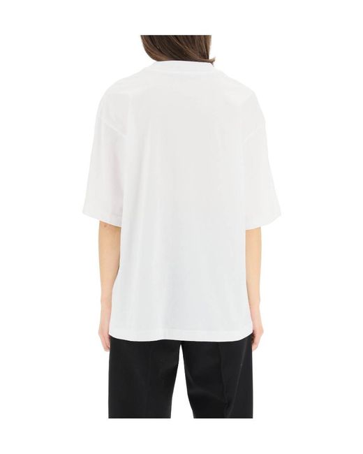 Marni White Floral-Print T-Shirt