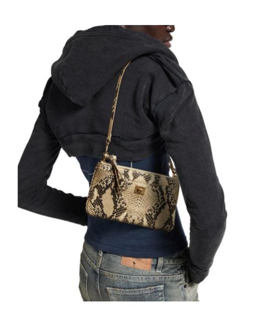 Balenciaga Metallic Rodeo Phone Pouch Shoulder Bag