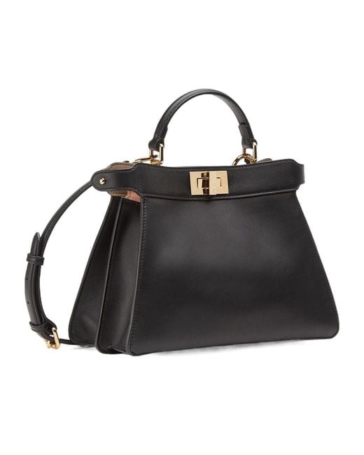 Fendi Black Peekaboo Iseeu Small Tote Bag