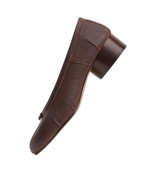 Maison Margiela Brown Tabi Toe Heeled Shoes